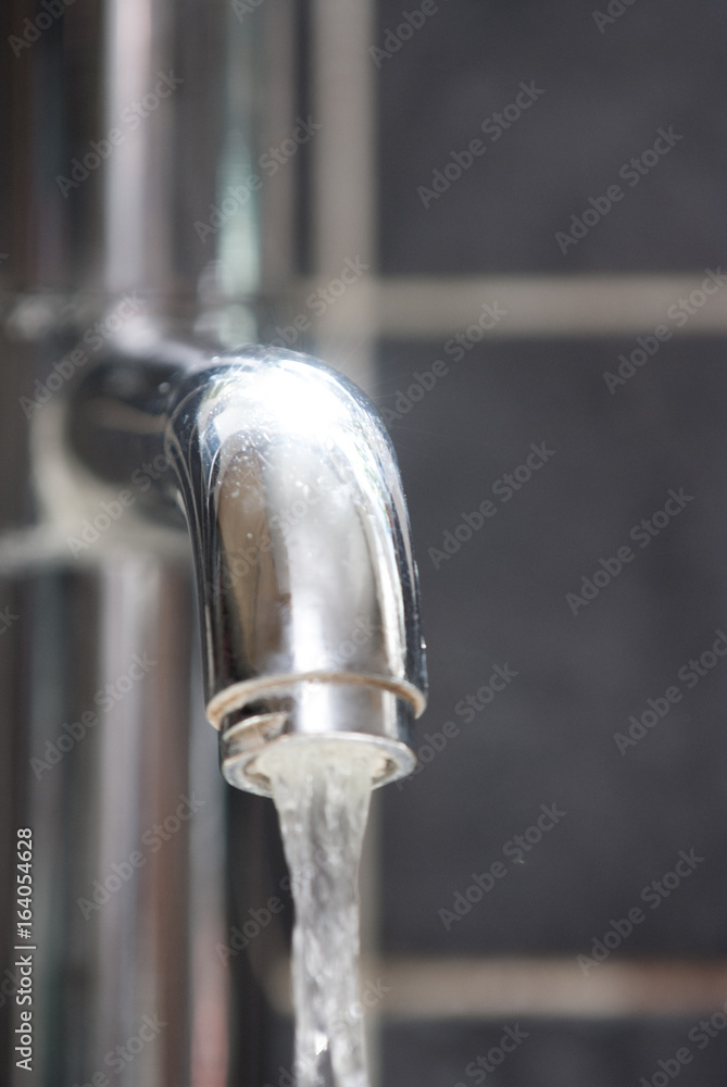 running water flowing from a fresh water supply running water flowing from a fresh water supply