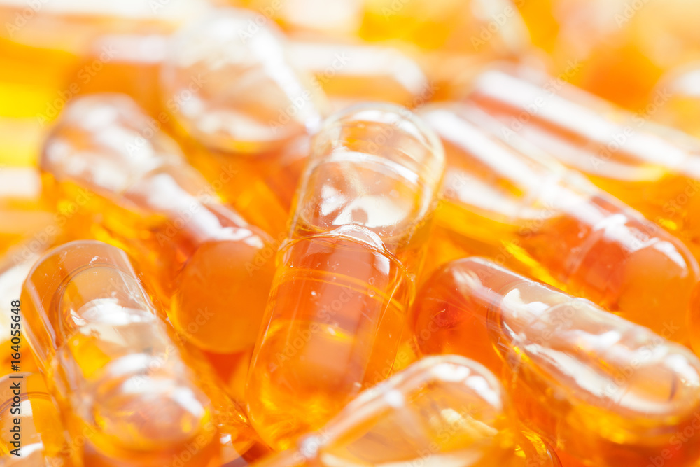 Orange pills background
Orange pills background
