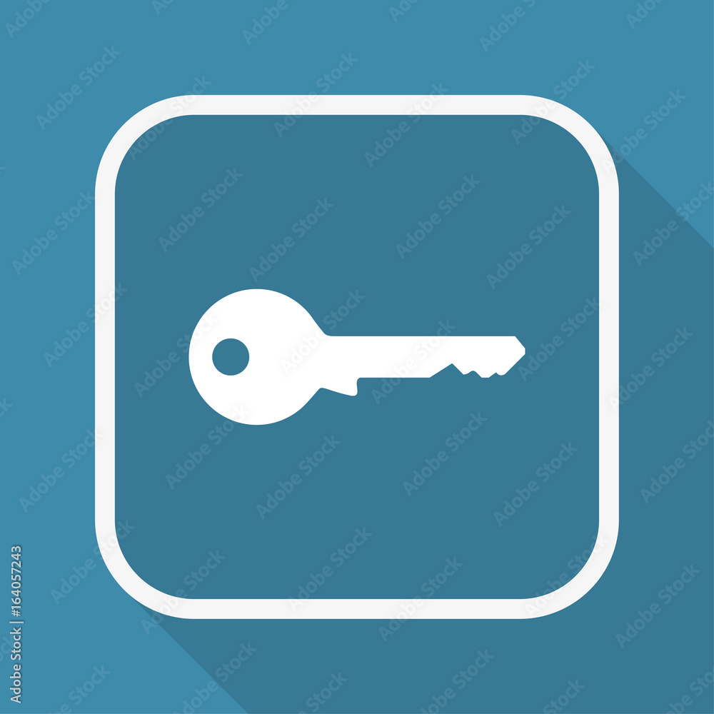 App Button mit Schatten - Schlüssel - Sicherung