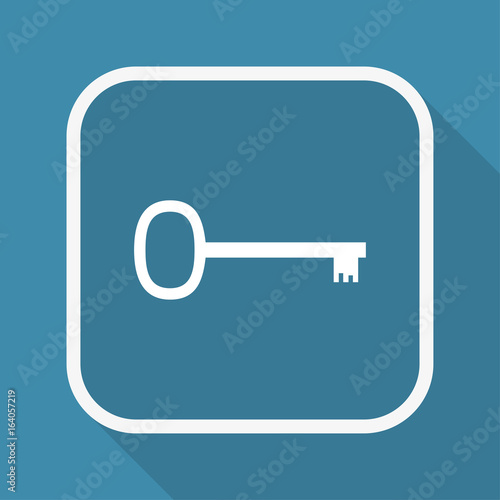 App Button mit Schatten - Schlüssel - Passwort