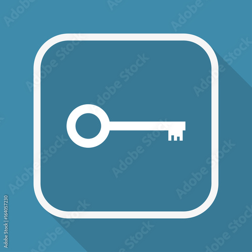 App Button mit Schatten - Schlüssel - Sicherheit