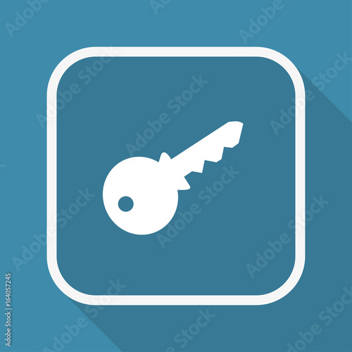 App Button mit Schatten - Schlüssel - Datenschutz