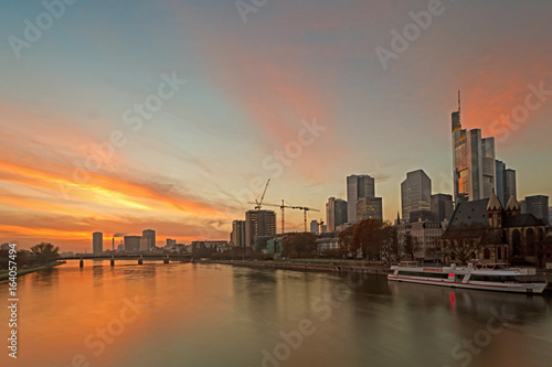 Frankfurt am Main in der Abendsonne 