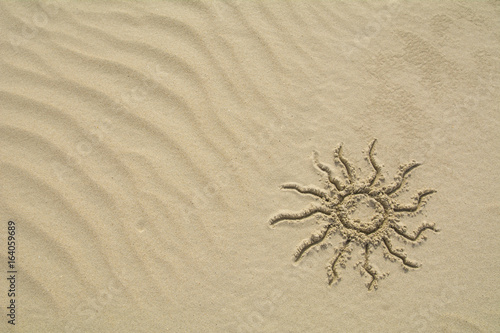 Sonne im Sand