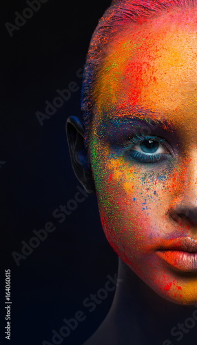 Creative art of make up, fa...