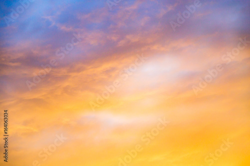 Fototapeta Naklejka Na Ścianę i Meble -  Clouds at sunset as background