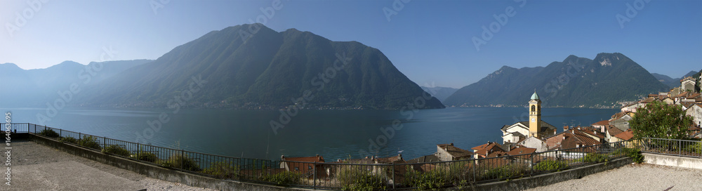 Panoramic view of Lake Como from Colonno