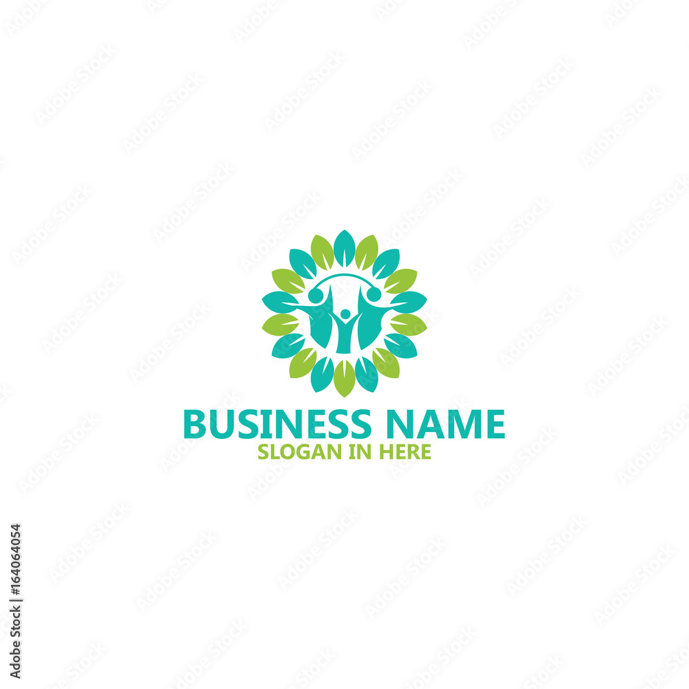 Leaf Life Logo Template Design Leaf Life Logo Template Design