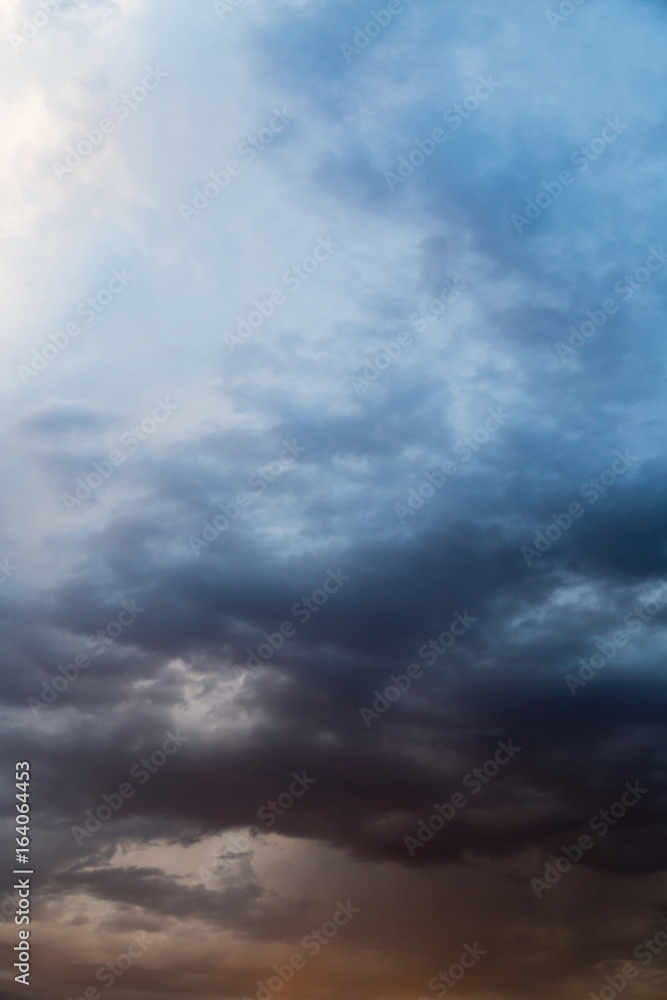 Clouds at sunset as background Clouds at sunset as background