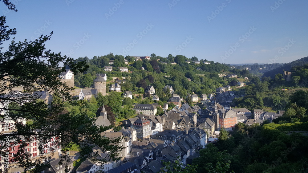 Obraz premium Timber frame houses in Monschau, Germany