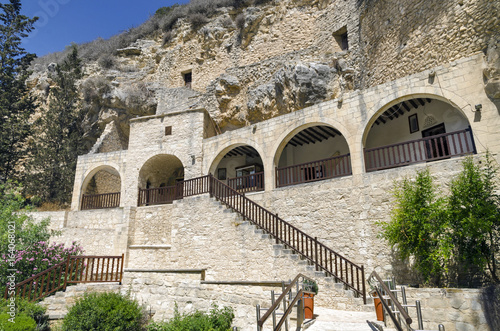 Holy monastery St. Neophytos, Paphos, Cyprus photo