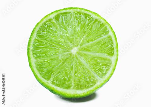 Lime in the cut close up