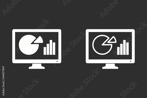 Business report - vector icon.