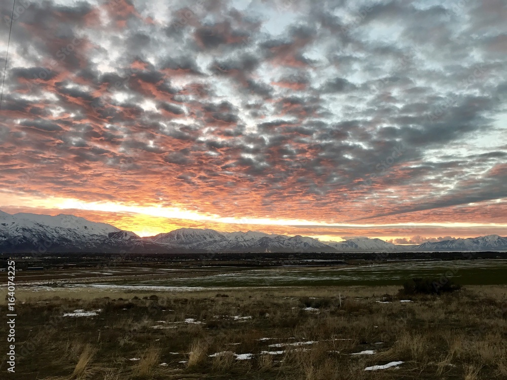 Fototapeta premium Cotton Candy Clouds