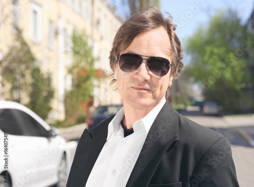 Portrait of mature man wear...