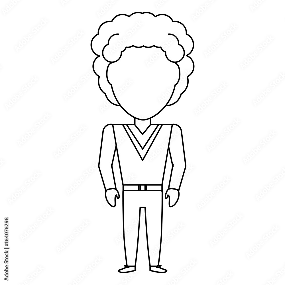 Obraz premium Retro Man cartoon