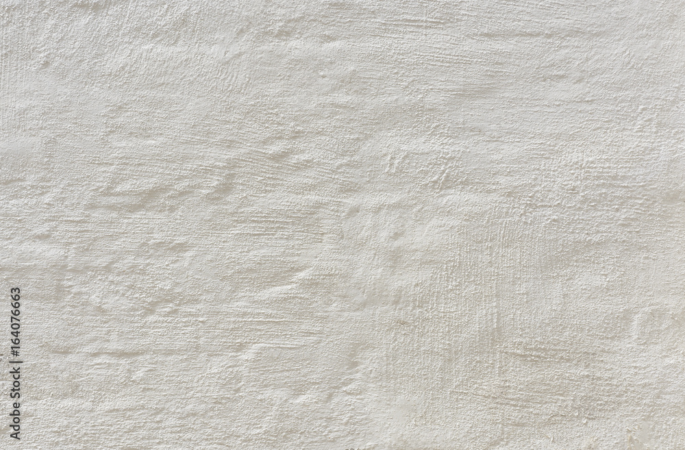 Fototapeta premium White plastered rough wall Grunge background