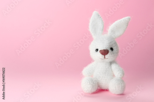 Cute handmade bunny toy on ...
