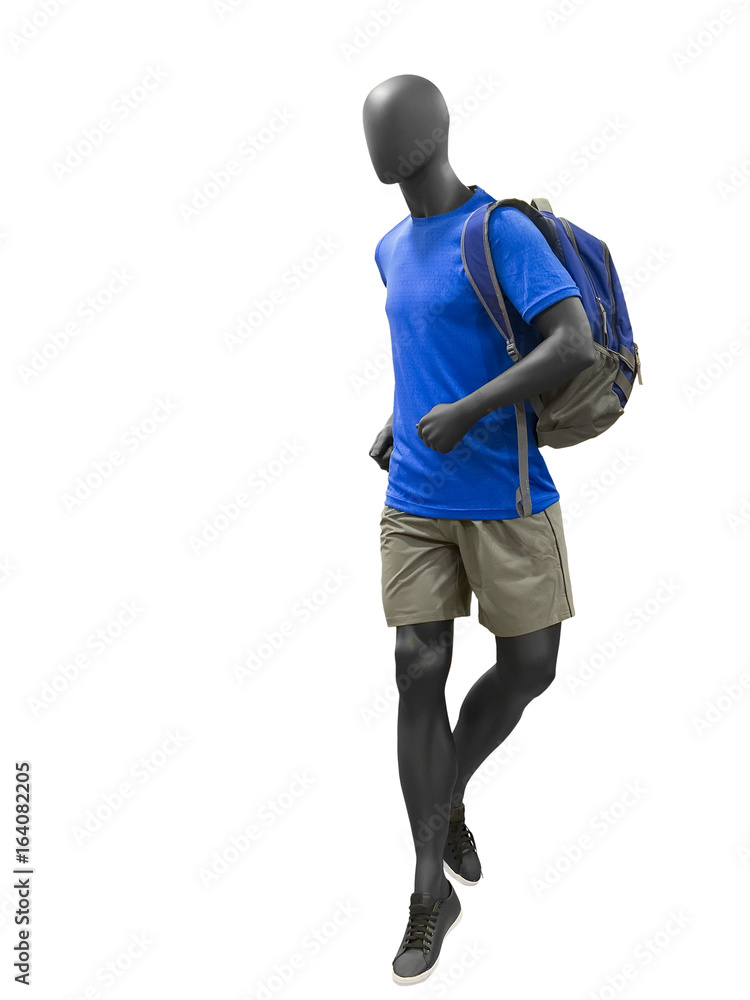 Fototapeta premium Running male mannequin
