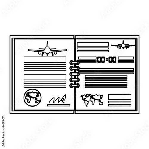 Flight log book