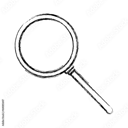 Magnifying glass lupe