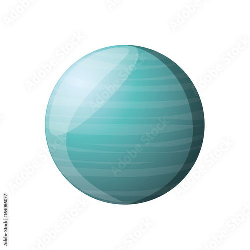 Neptune planet isolated