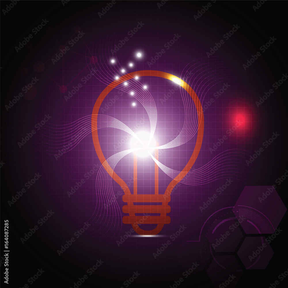 Abstract digital lamp , background - Vector Abstract digital lamp , background - Vector