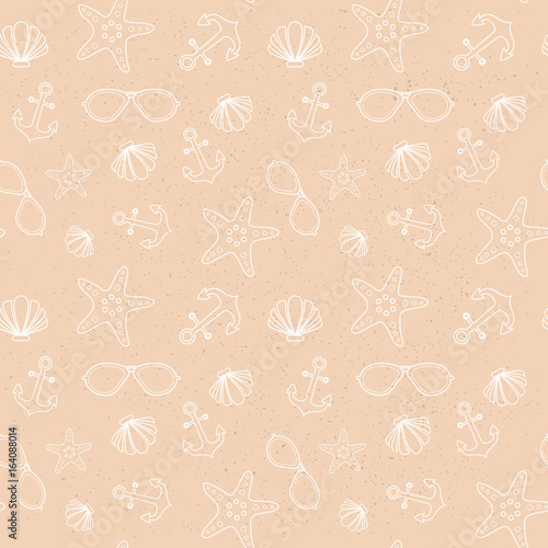 Wallpaper Mural Summer Seamless Pattern With Colorful Tropical Ornament Background Style Vector Illustration Torontodigital.ca
