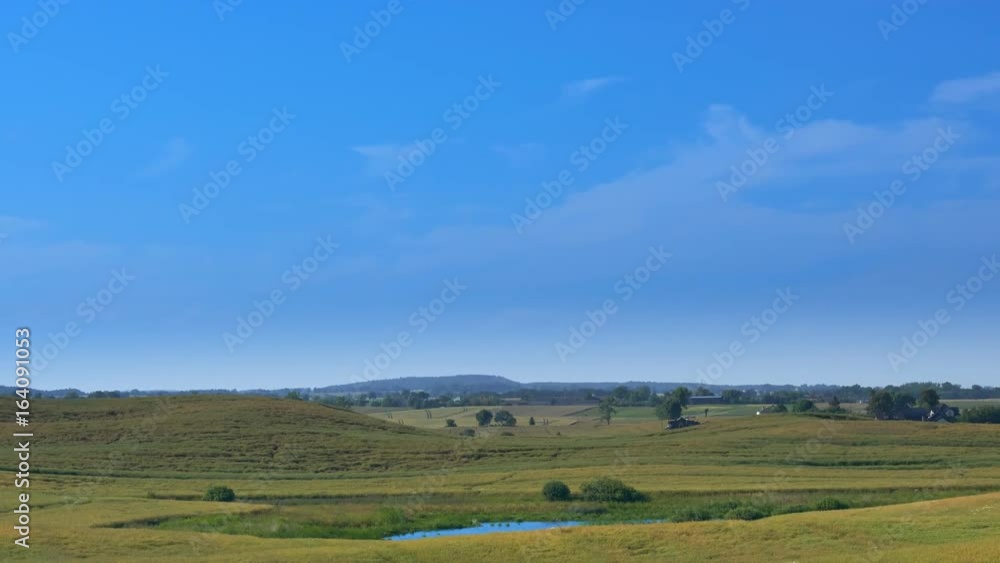 Rape field and blue sky with clouds moving. 4K TimeLapse Rape field and blue sky with clouds moving. 4K TimeLapse