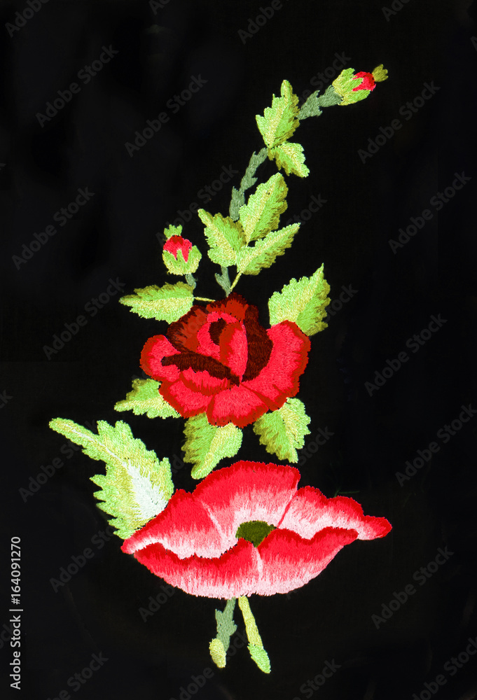 Fototapeta premium Ukrainian folk embroidery