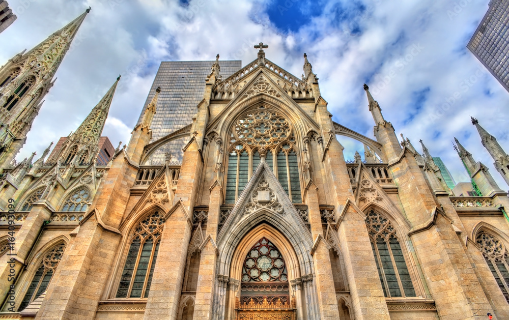 Fototapeta premium The Cathedral of St. Patrick in Manhattan, New York City