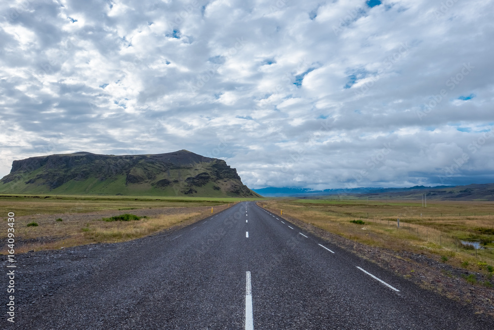 Empty road in Iceland