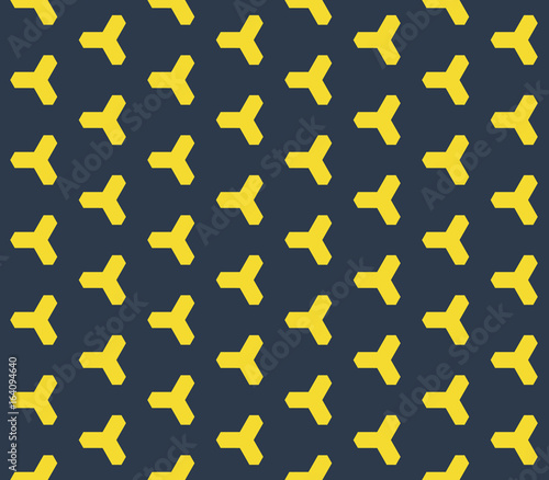 Seamless pattern in the technological style. Clear geometric shapes. Orderly background.