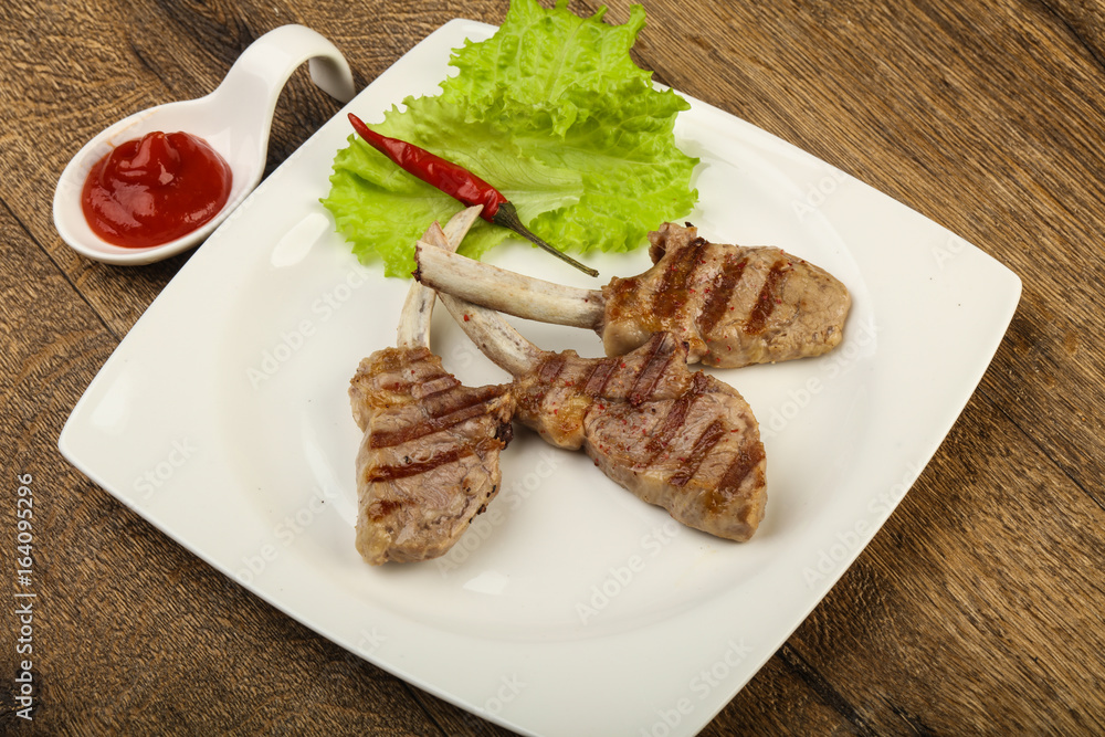 Grilled lamb Grilled lamb