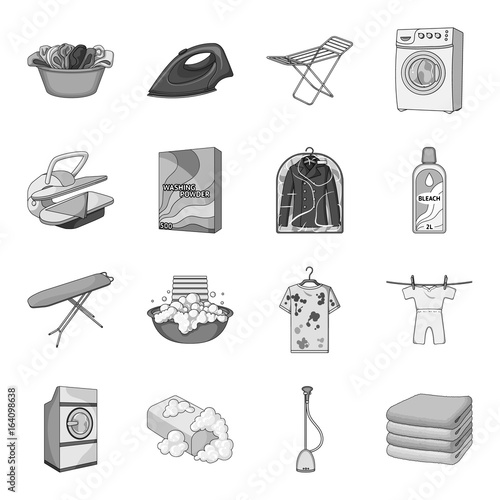 Different types of coffee. Different types of coffee. set collection icons in monochrome style vector symbol stock illustration web.