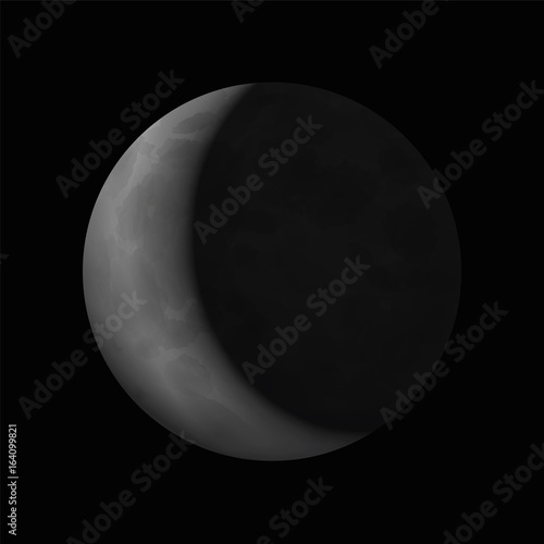 Crescent Moon Illustration