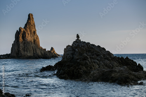 Reef. Reef of the Sirens. Cabo de Gata. Spain
