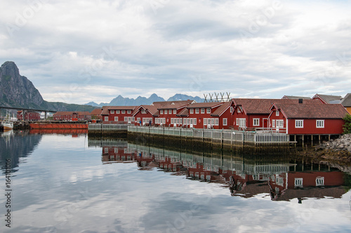 Svolvaer fishing village in Lofoten, Norway