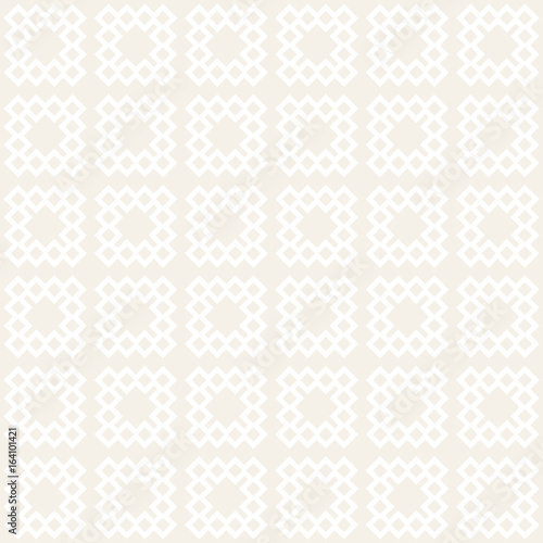 Seamless tracery pattern. Repeated stylized lattice. Symmetric geometric wallpaper. Trellis ethnic motif. Vector illustration
