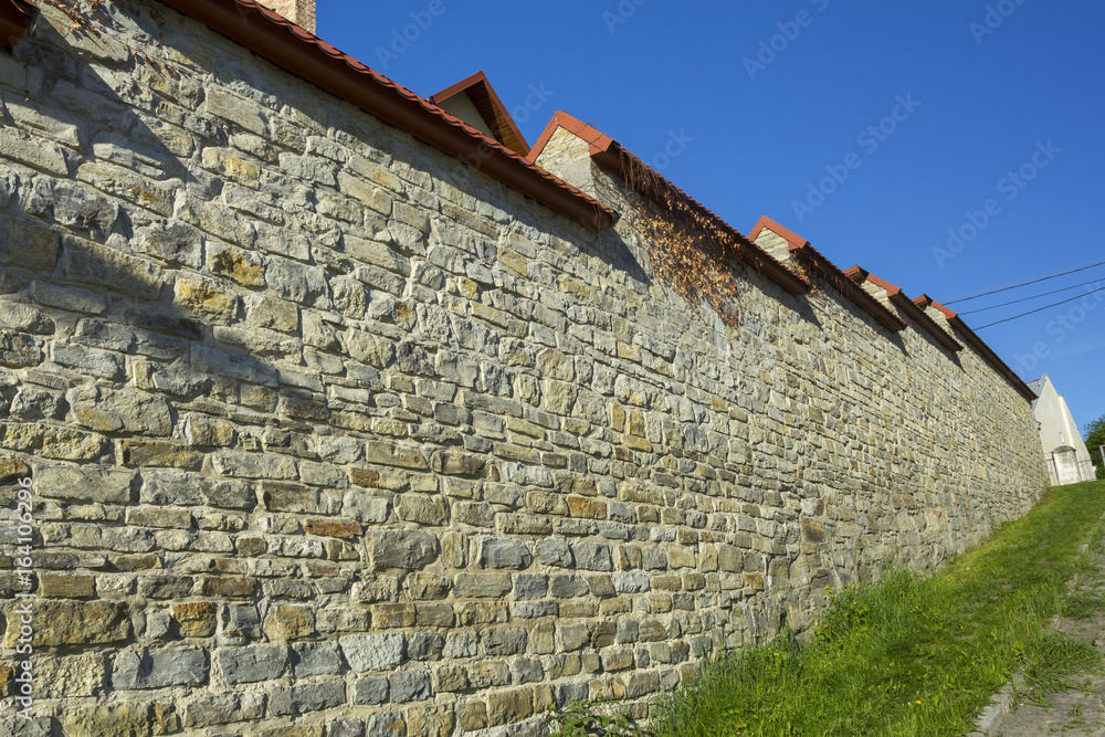 Tall wall in Kamyanets Podilsky