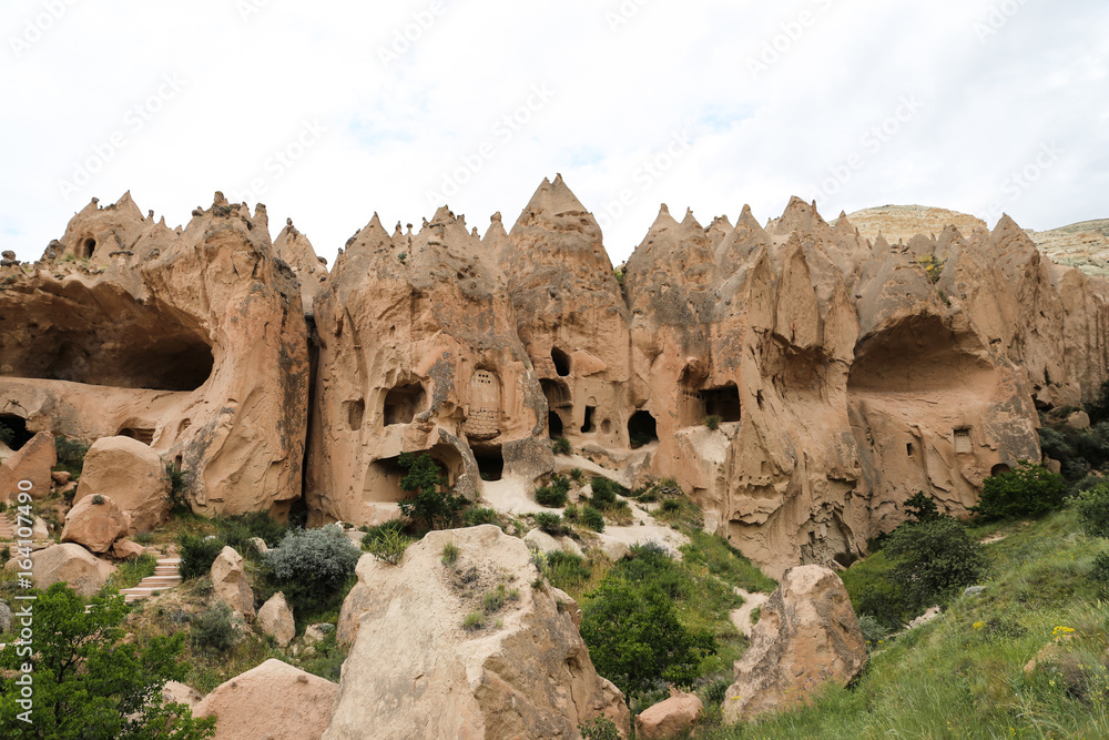 Rock Formations in Zelve Valley, Cappadocia Rock Formations in Zelve Valley, Cappadocia