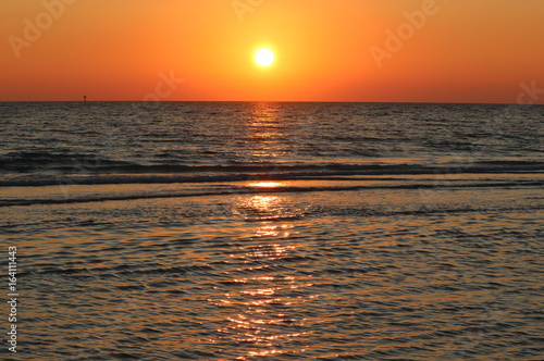 Sunset over the Gulf of Mexico  Siesta Key  Florida