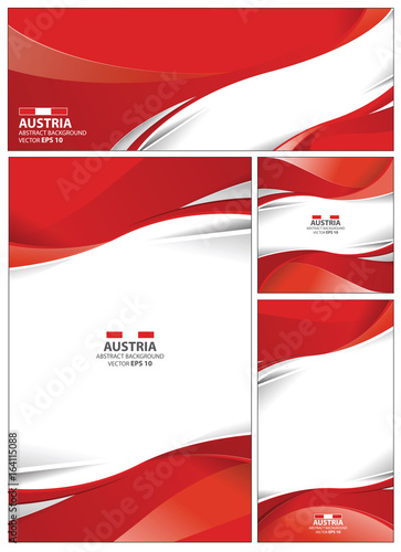 Abstract Austria Flag Background