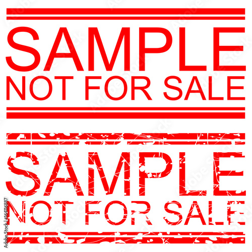 Various Style Rubber Stamp Effect - Free Sample, Not For Sale