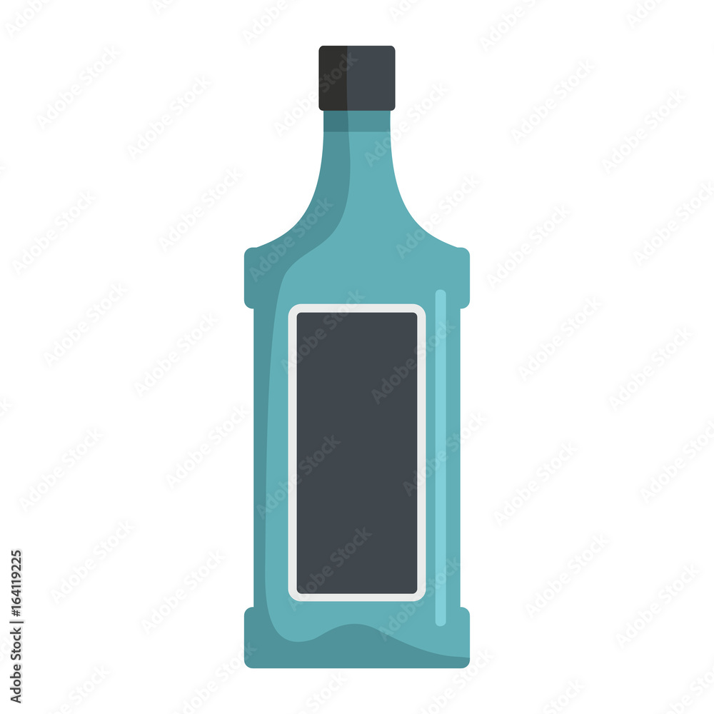 Bottle with alcoholic drinks isolated on white background Bottle with alcoholic drinks isolated on white background
