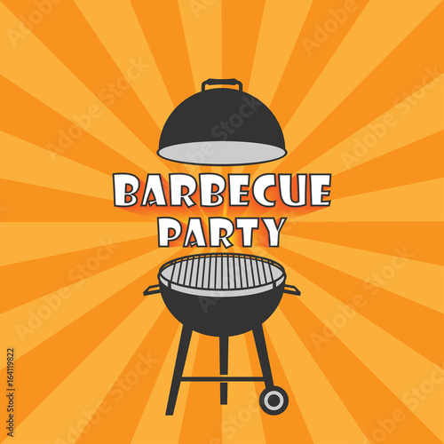 barbecue icon vector , barbecue  party symbol