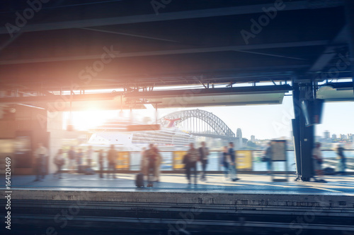 фотографія Sydney subway platform