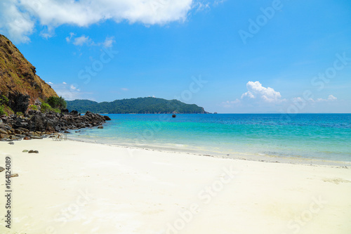 Tropical beach scenery  Andaman sea  Myanmar