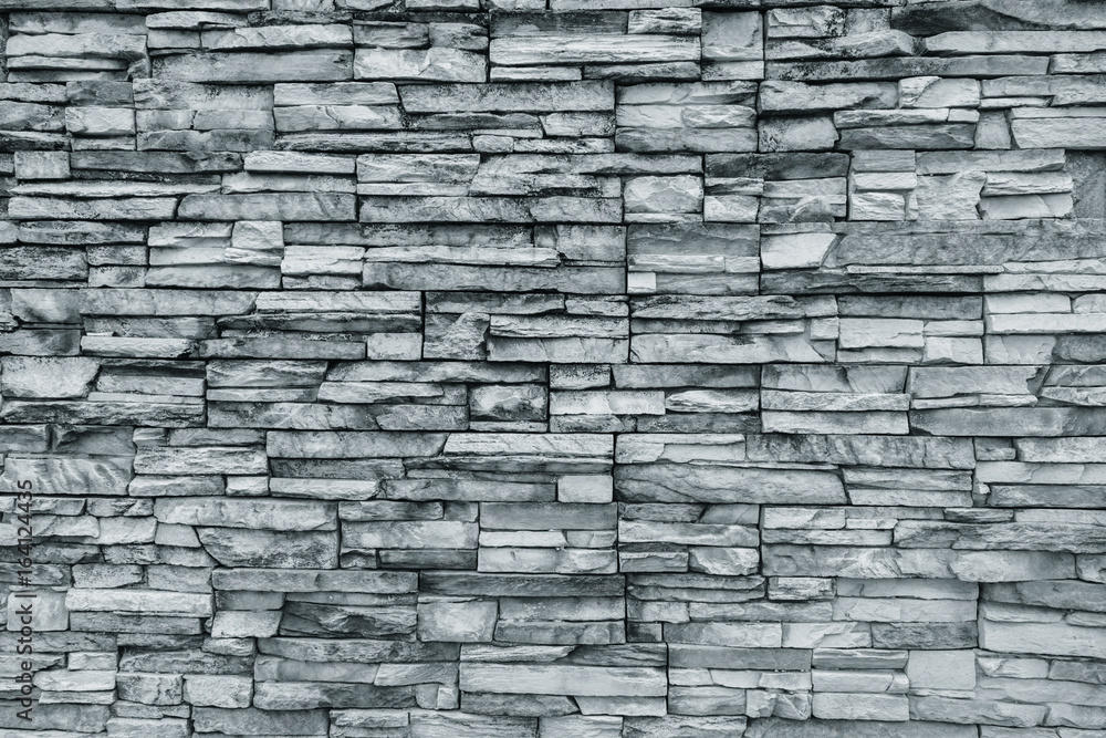 Obraz premium Gray stone wall.