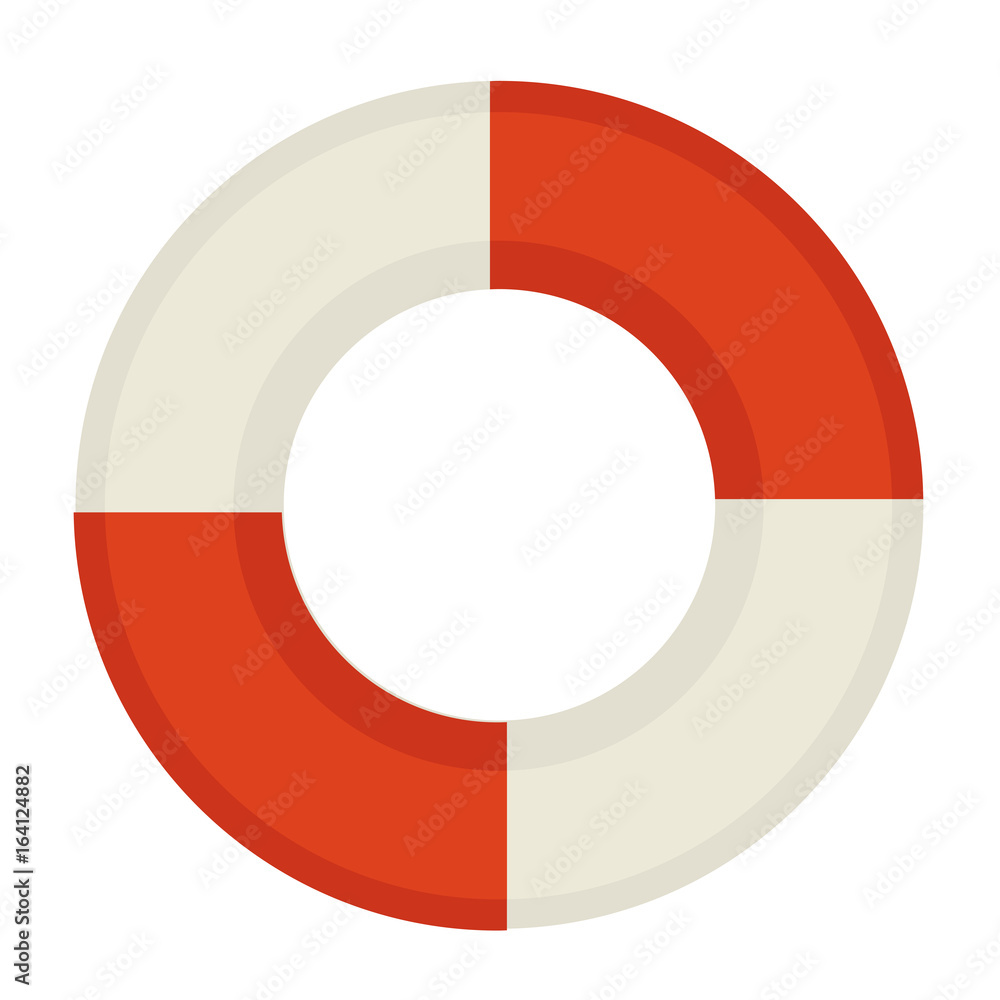 Red and white life saver Red and white life saver